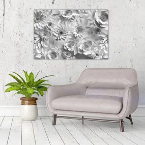 Tablou - Flori albe (90x60 cm)