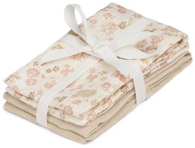 Prosopele de spălat pe corp bej 4 buc. din bumbac organic 30x30 cm Augusta – Cam Cam Copenhagen