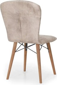 Scaun living tapitat mustar Beluga Homs