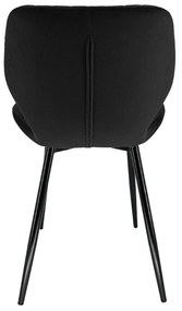 Set 4 buc. scaune sufragerie Xenofobos (negru). 1117272