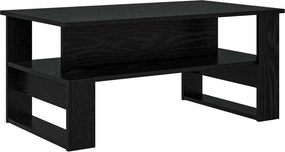 vidaXL Masă de cafea Stejar Negru 90 x 50 x 40 cm Lemn compozit