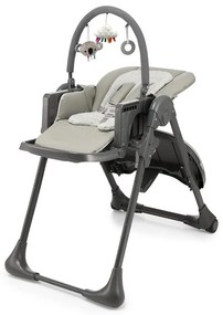 Scaun de masă pentru copii KINDERKRAFT TUMMIE gri