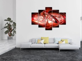 Tabloul - forme roșii (150x105 cm)