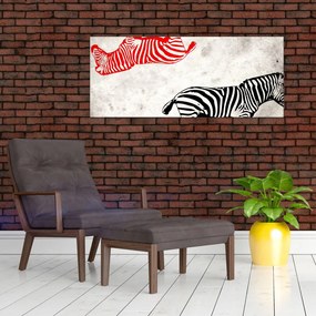 Tablou - Zebre (120x50 cm)