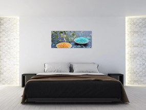 Tablou cu sarea de mare colorată (120x50 cm)