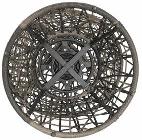 Fotoliu rotativ cu pernă, gri/negru/gri deschis, TRISS
