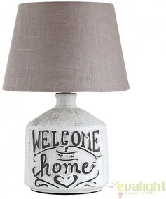 Veioza, lampa de masa din ceramica, diametru 24,5cm, Petra 4386 RX