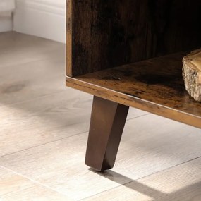 Comodă TV BASTOR maro/negru