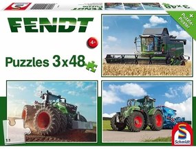 Puzzle Schmidt Tractoare Fendt, 144 piese