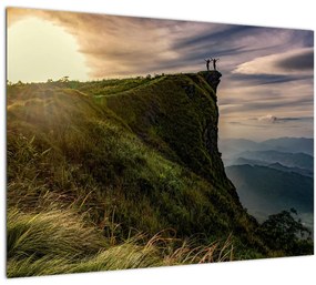 Tablou - Femei la stânci (70x50 cm)