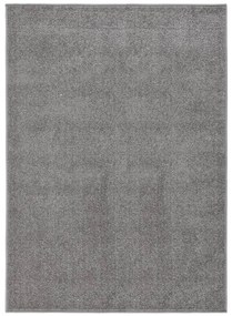 vidaXL Covor cu fire scurte, gri, 120x170 cm