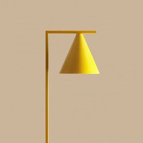 Lampadar modern galben minimalist din metal Form