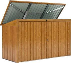 Depozitare coșuri de gunoi 3 x 240l Hamilton Store Boss maro