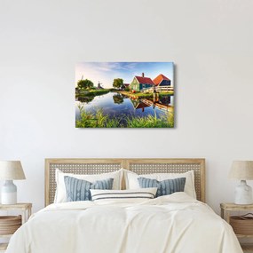 Tablou cu mori din Olanda (90x60 cm)