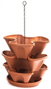 Cascadă suspendată, 2 piese, teracotă, 23 cm