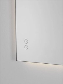 Oglinda cu iluminat LED IP44 3000K Ural, 70x120cm, NVL-9006027