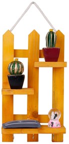 Suport chei din lemn 213S Negru 40x23x9 cm