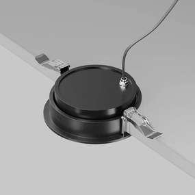 Spot incastrabil LED directionabil IP44 Lens negru 3000K 12W