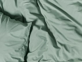 Lenjerie de pat din bumbac CALMORA verde salvie Dimensiune lenjerie de pat: 2 buc 70 x 90 cm | 200 x 200 cm