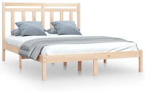 3105250 vidaXL Cadru de pat, 140x200 cm, lemn masiv