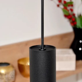 Lustră LED pe cablu TUBA 3xGU10/4,8W/230V neagră