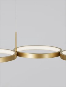 Lustra LED suspendata design modern MAGNUS R4 aurie