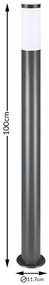 Deuba Lampa de exterior Ivy antracit