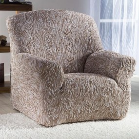 decoDoma Huse care se întind foarte bine 3D FUSTA bej colţar (l. 340 - 540 cm)