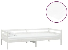 3083575 vidaXL Pat de zi cu saltea, 90x200 cm, lemn masiv de pin