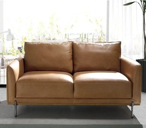 Canapea 2 locuri eleganta, design LUX Buffalo brown