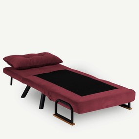 Fotoliu extensibil Sando Single - Maroon