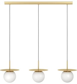 Lustră pe cablu Eglo 39953 ARENALES 3xE27/40W/230V auriu
