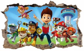 Autocolant de perete decorativ Paw Patrol XL 115x75cm