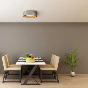 Plafonieră LED TULUZA LED/18W/230V d. 32 cm maro