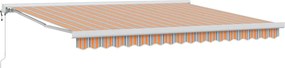 vidaXL Cortina Retractabilă Multicolour 400 × 300 cm Stofă și Metal