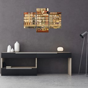Tablou - Cartierul Waterfront, Portugalia (90x60 cm)