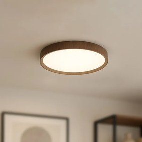 Plafonieră LED FOREST, 24 W, 230 V, Ø 39 cm, maro