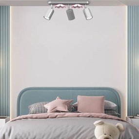 Spot FLOWER 3xGU10/8W/230V crom mat