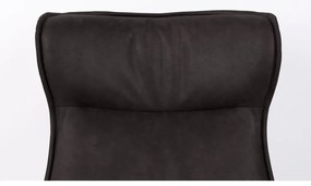 Fotoliu gri închis pivotant John – White Label