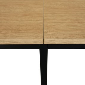 Consola in stil industrial, stejar   negru, BUSTA Maro
