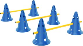 PawHut Set Agility pentru câini, echipament Agility 3 piese pentru dresajul câinilor, set cu 6 conuri, 3 obstacole, geantă de transport | Aosom Romania