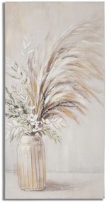 Tablou decorativ multicolor din lemn de Pin si panza, 60x2,8x120 cm, Kiukku-B Mauro Ferretti