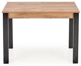 Masa extensibila pentru dining cu blat in decor stejar wotan GOGI 100(135)x60 cm