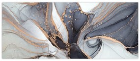 Tablou - Marmură gri (120x50 cm)