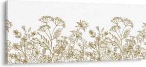 Tablou - Flori de câmp (120x50 cm)