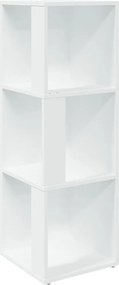 vidaXL Dulap de colț, alb, 33x33x100 cm, PAL