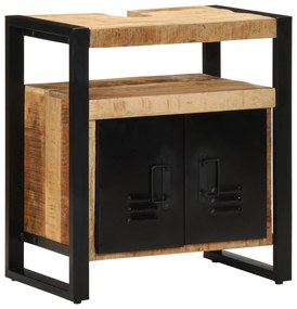 vidaXL Dulap pentru chiuvetă baie 55x35x60 cm Lemn de mango