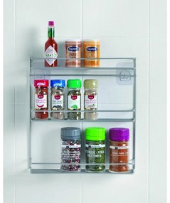 Suport de perete cu trei nivele pentru condimente Metaltex