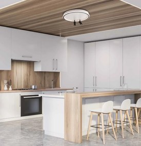 Plafoniera LED dimabila design modern Piers alba