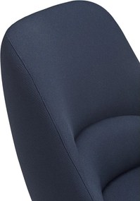 Fotoliu Teulat Dins, înălțime 90 cm, albastru închis